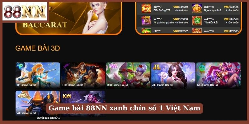 Game bài 88NN xanh chín số 1 Việt Nam